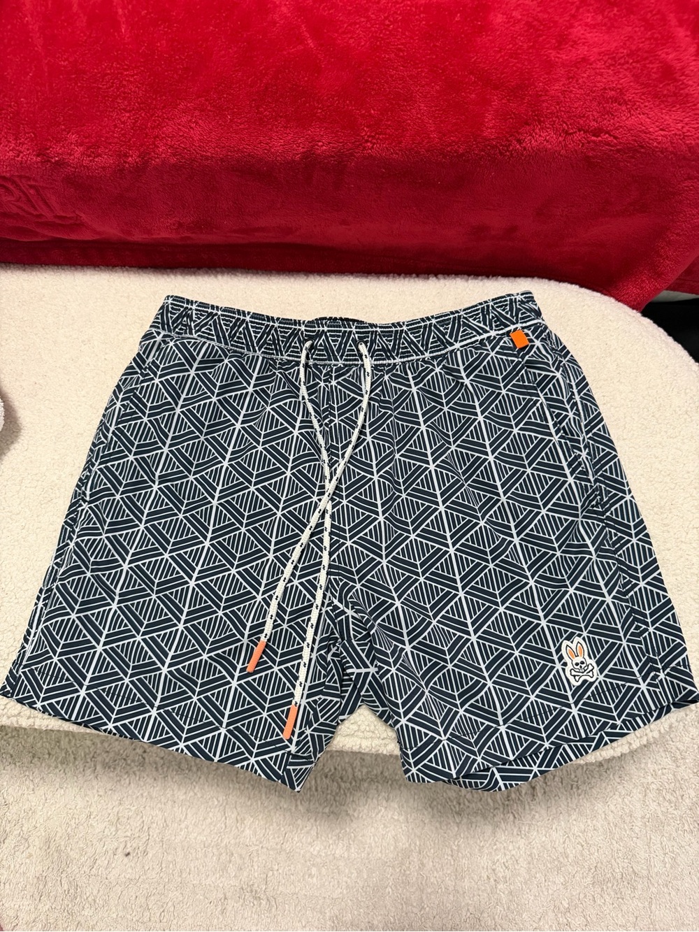 Psycho Bunny Mens Swim Trunks Size XS